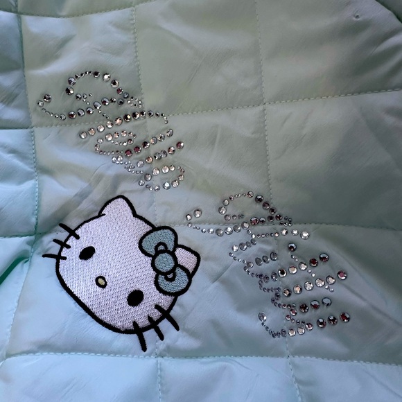 Forever 21 LIMITED EDITION Mint Green Hello Kitty Snowsuit NWT Woman’s XS S M L - Picture 8 of 11
